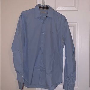 Burberry Button Down- Stretch Cotton Poplin Shirt
